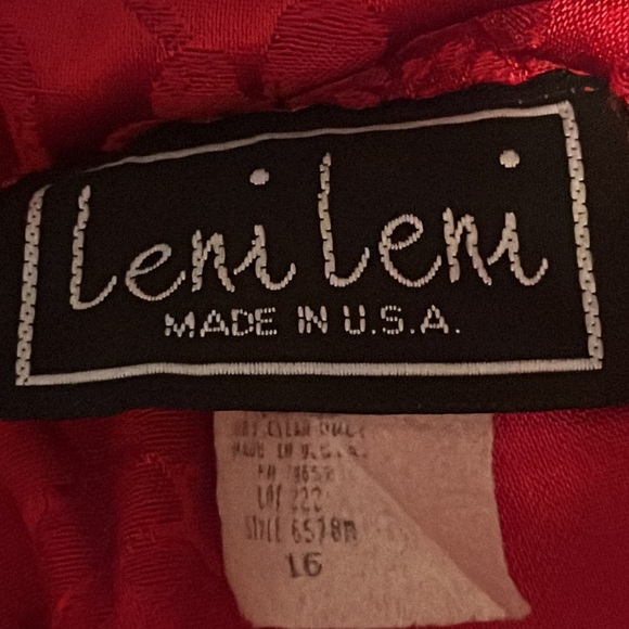 LeniLeni red cocktail dress size 16. $13 - Picture 6 of 6